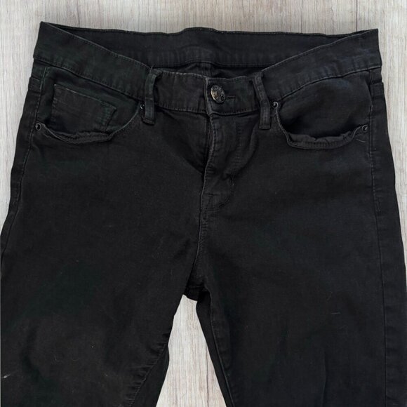 BDG Mid Rise Twig Black Skinny Slim Stretch Denim Jeans Pants Women's 8 / 29 - Picture 4 of 12